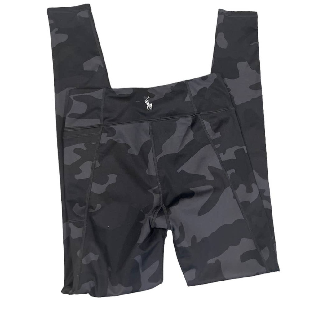 Polo black  camo‎ leggings S NWOT